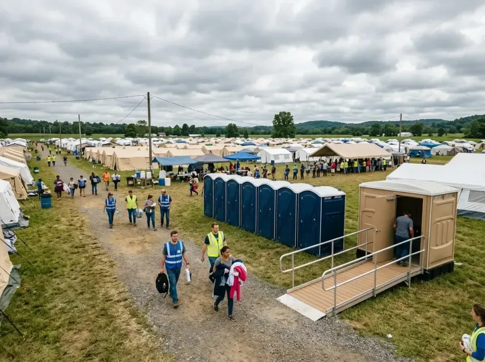 disaster-relief-camp-restrooms-010 — frequently asked questions, Dumpster & Portable Bathrooms Rental in Haw River, NC